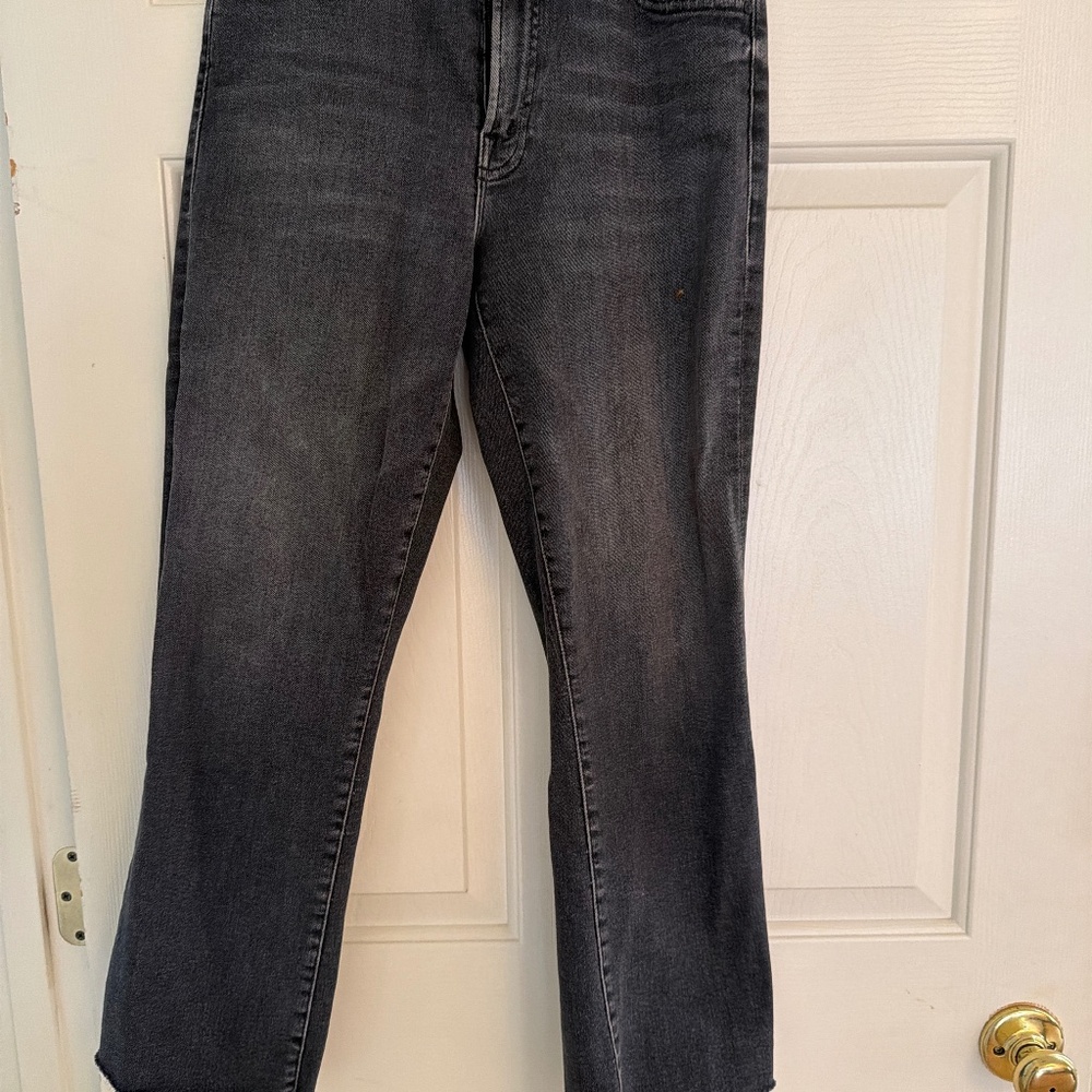 Mother denim insider crop fray
